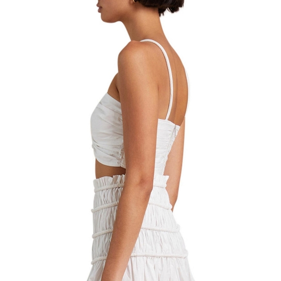 BEC + BRIDGE Eli Crop Top White *Size 6 Nwt* - Picture 3 of 9